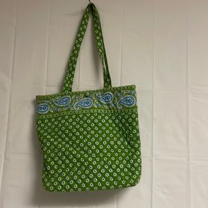 Vera Bradley green tote